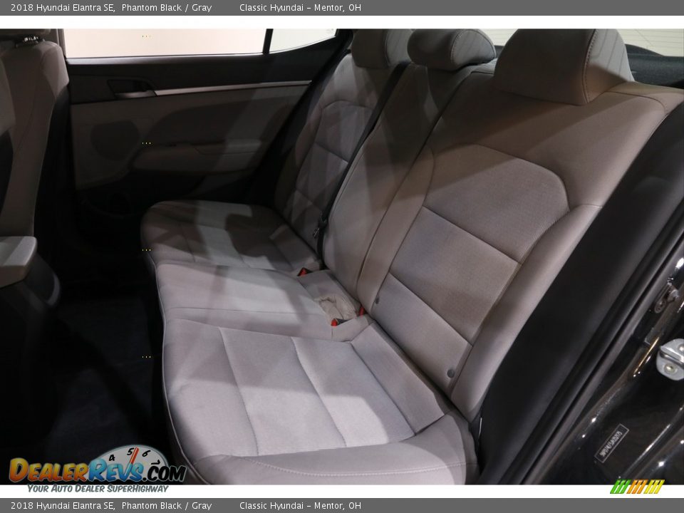 2018 Hyundai Elantra SE Phantom Black / Gray Photo #14