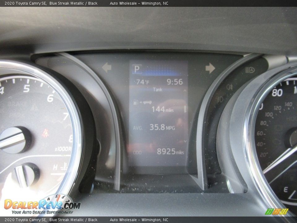 2020 Toyota Camry SE Blue Streak Metallic / Black Photo #15