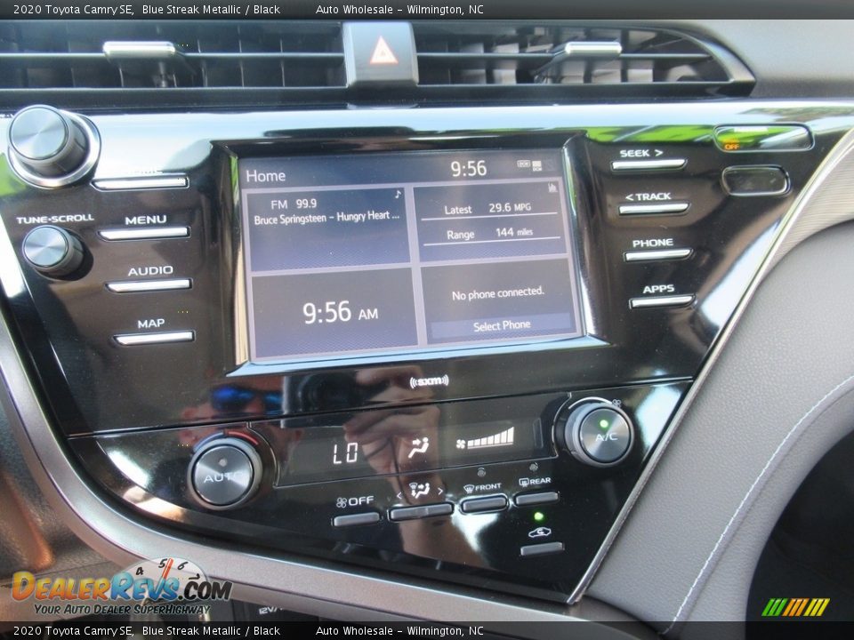 2020 Toyota Camry SE Blue Streak Metallic / Black Photo #16