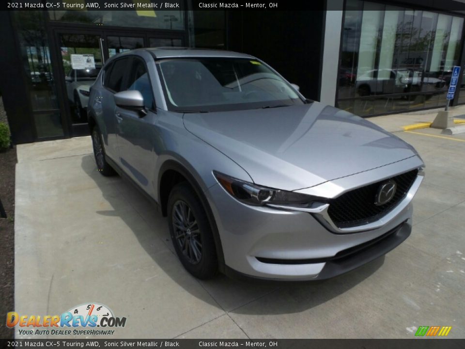 2021 Mazda CX-5 Touring AWD Sonic Silver Metallic / Black Photo #1