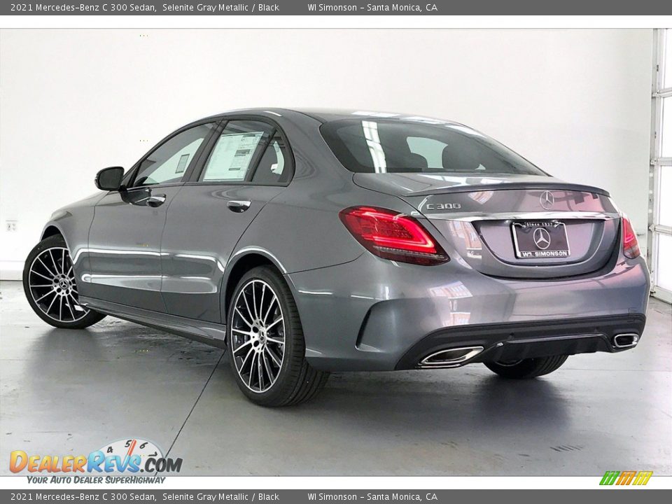 2021 Mercedes-Benz C 300 Sedan Selenite Gray Metallic / Black Photo #2