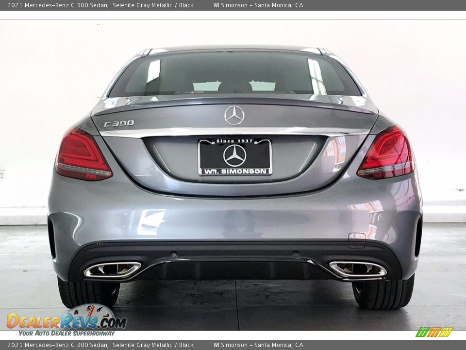 2021 Mercedes-Benz C 300 Sedan Selenite Gray Metallic / Black Photo #3