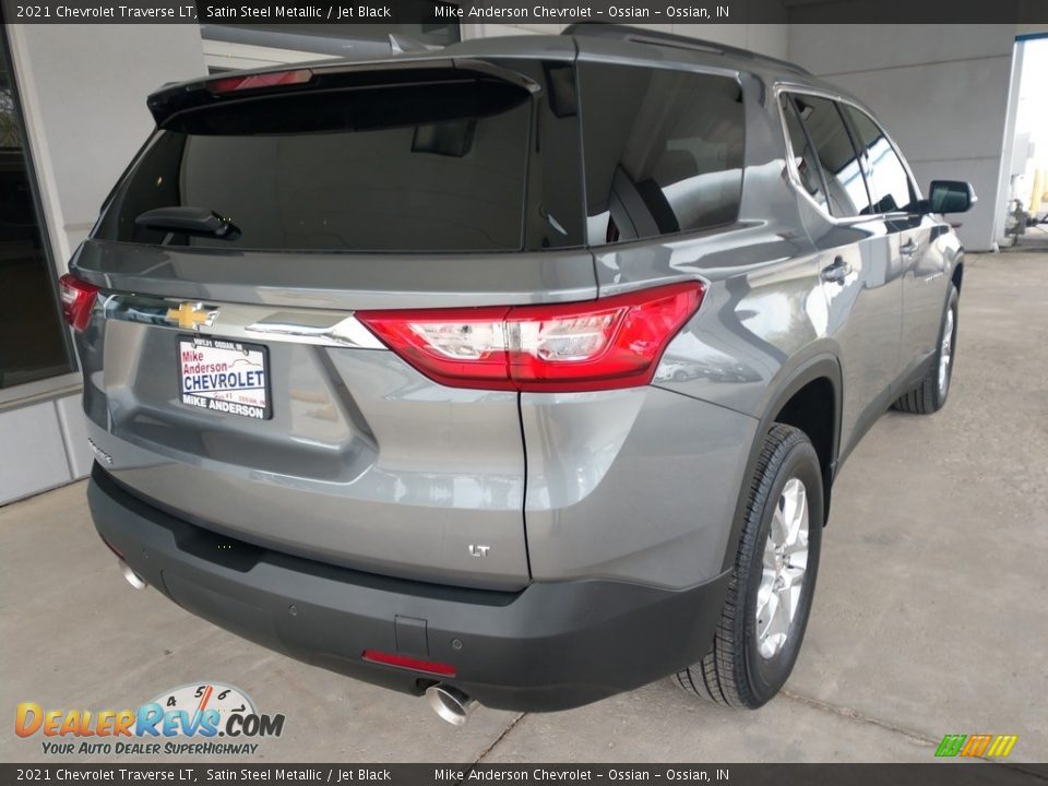 2021 Chevrolet Traverse LT Satin Steel Metallic / Jet Black Photo #4