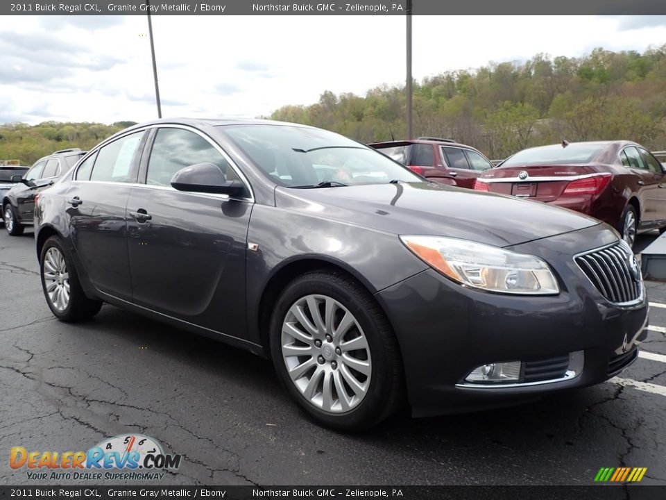 2011 Buick Regal CXL Granite Gray Metallic / Ebony Photo #4