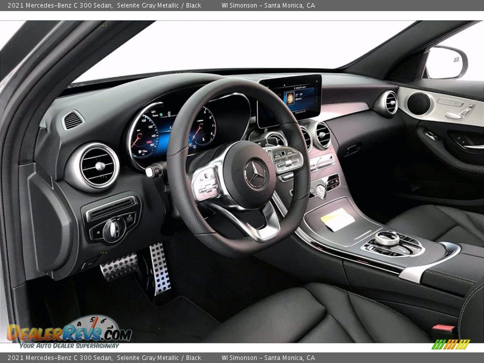 2021 Mercedes-Benz C 300 Sedan Selenite Gray Metallic / Black Photo #4