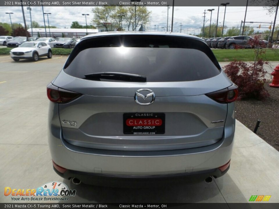 2021 Mazda CX-5 Touring AWD Sonic Silver Metallic / Black Photo #5