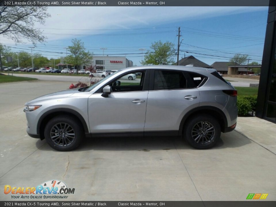 2021 Mazda CX-5 Touring AWD Sonic Silver Metallic / Black Photo #6