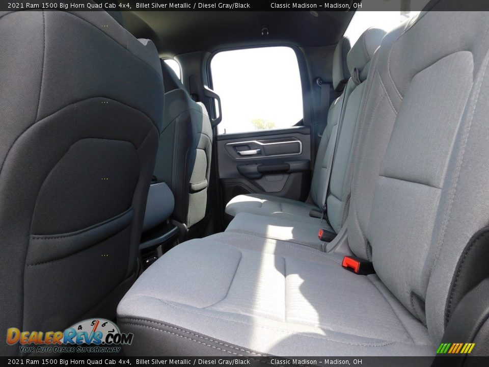 2021 Ram 1500 Big Horn Quad Cab 4x4 Billet Silver Metallic / Diesel Gray/Black Photo #7