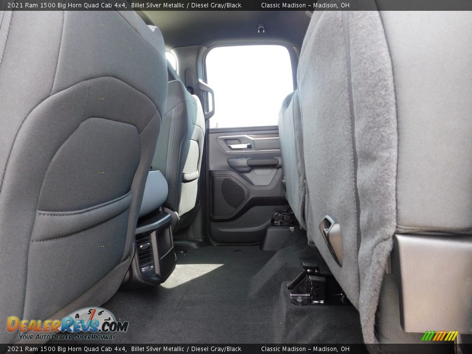 2021 Ram 1500 Big Horn Quad Cab 4x4 Billet Silver Metallic / Diesel Gray/Black Photo #8