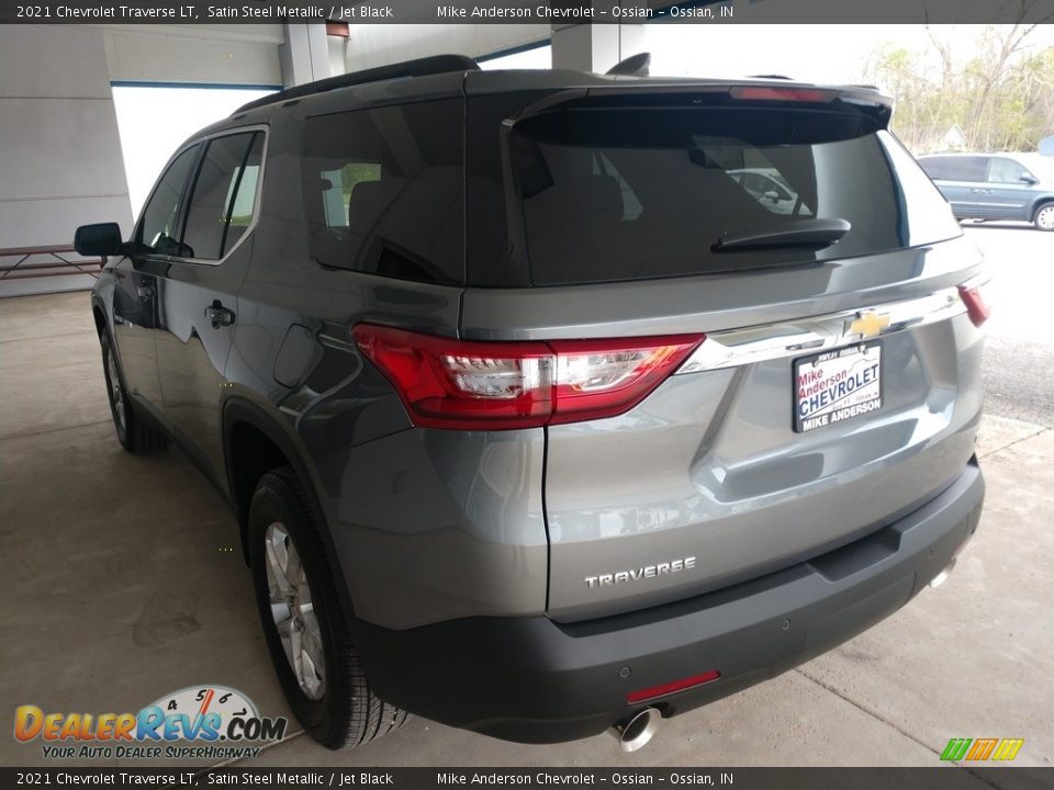 2021 Chevrolet Traverse LT Satin Steel Metallic / Jet Black Photo #9