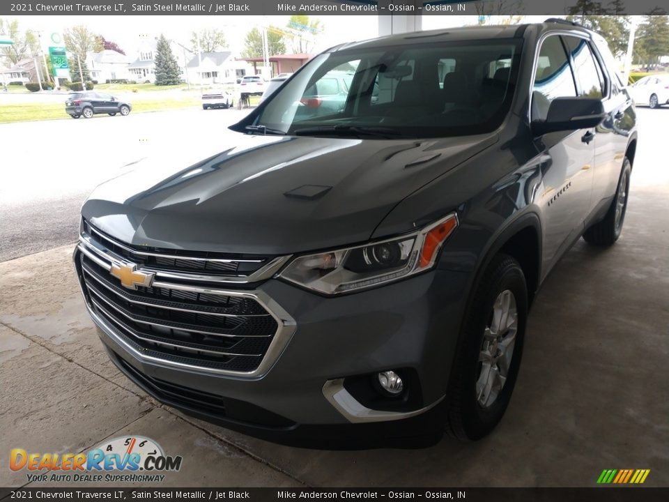 2021 Chevrolet Traverse LT Satin Steel Metallic / Jet Black Photo #10