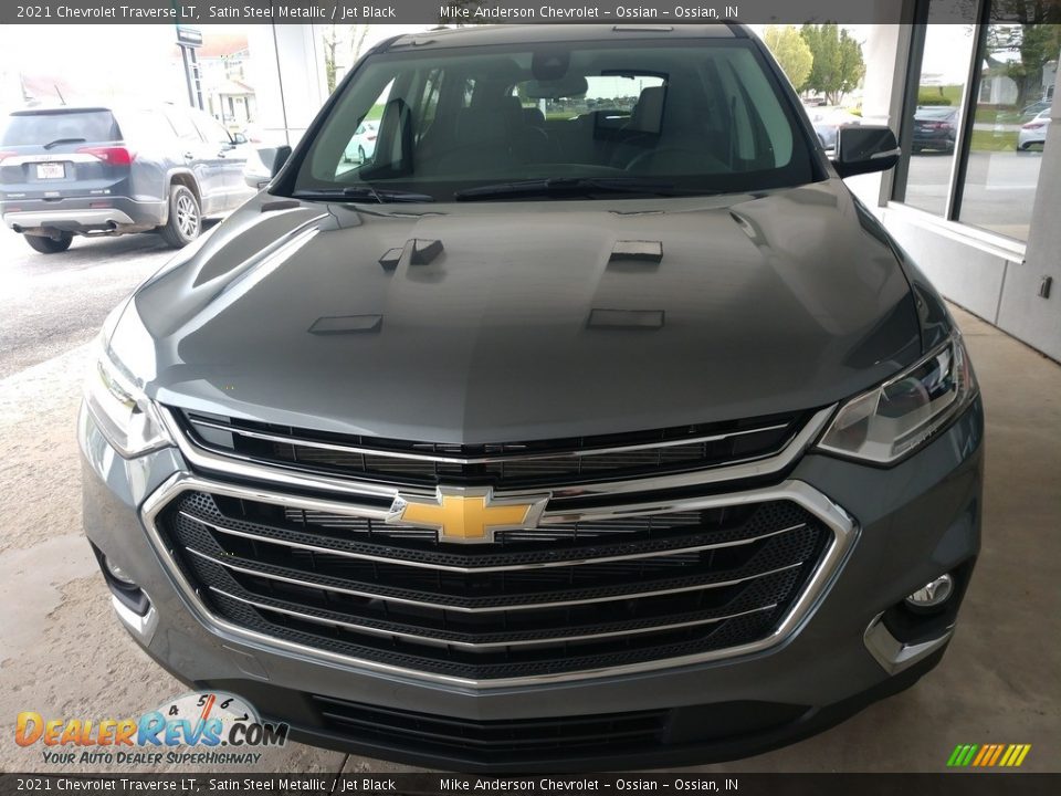 2021 Chevrolet Traverse LT Satin Steel Metallic / Jet Black Photo #11