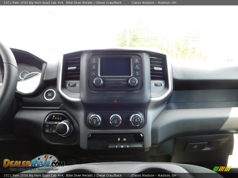 2021 Ram 1500 Big Horn Quad Cab 4x4 Billet Silver Metallic / Diesel Gray/Black Photo #12