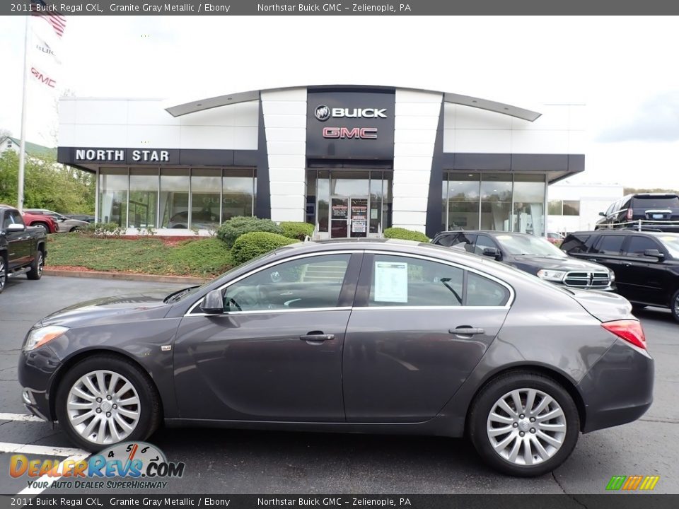 2011 Buick Regal CXL Granite Gray Metallic / Ebony Photo #13