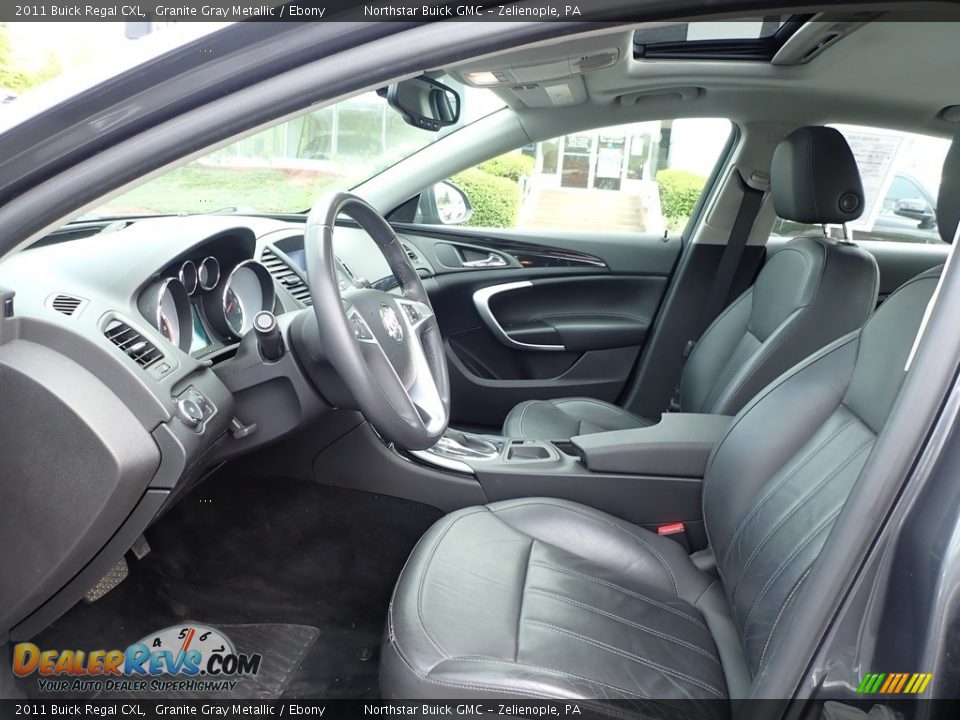 2011 Buick Regal CXL Granite Gray Metallic / Ebony Photo #16