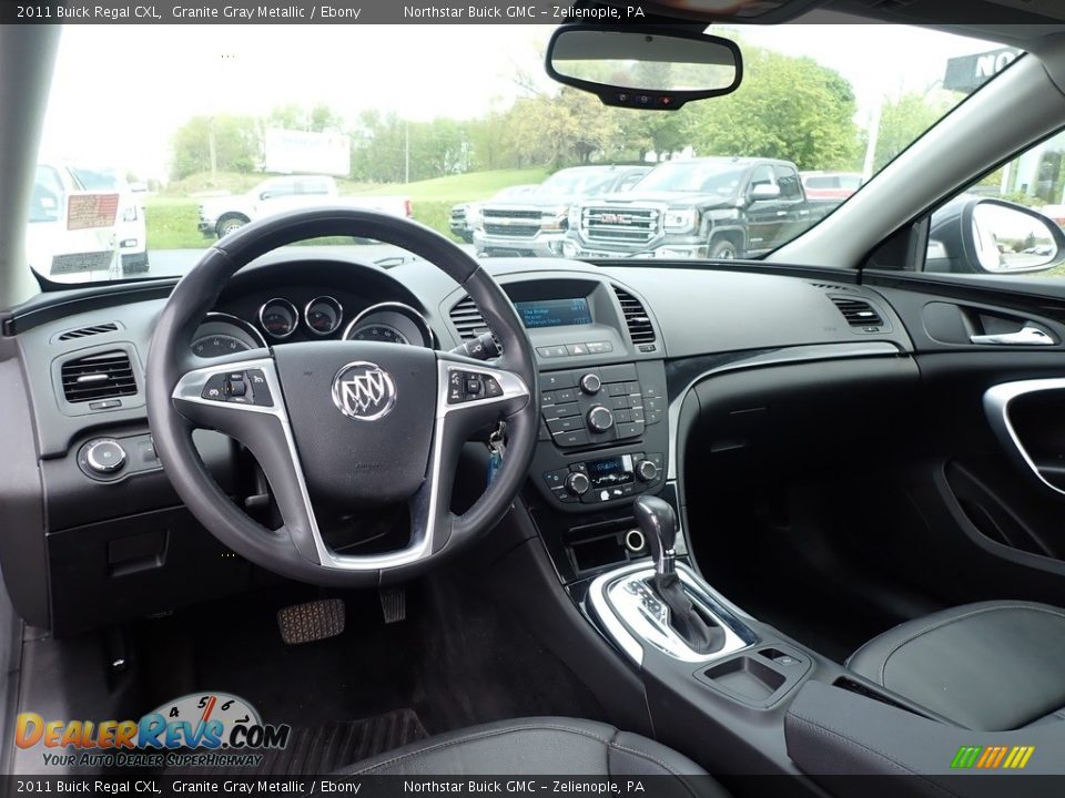 2011 Buick Regal CXL Granite Gray Metallic / Ebony Photo #18