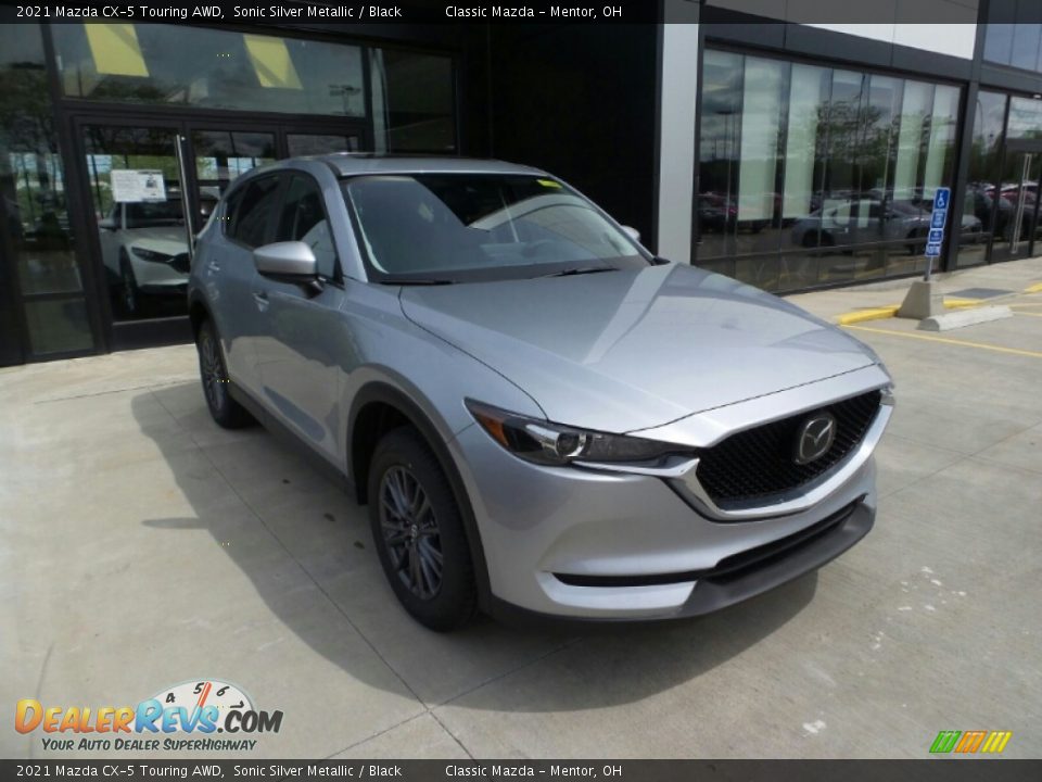 2021 Mazda CX-5 Touring AWD Sonic Silver Metallic / Black Photo #1
