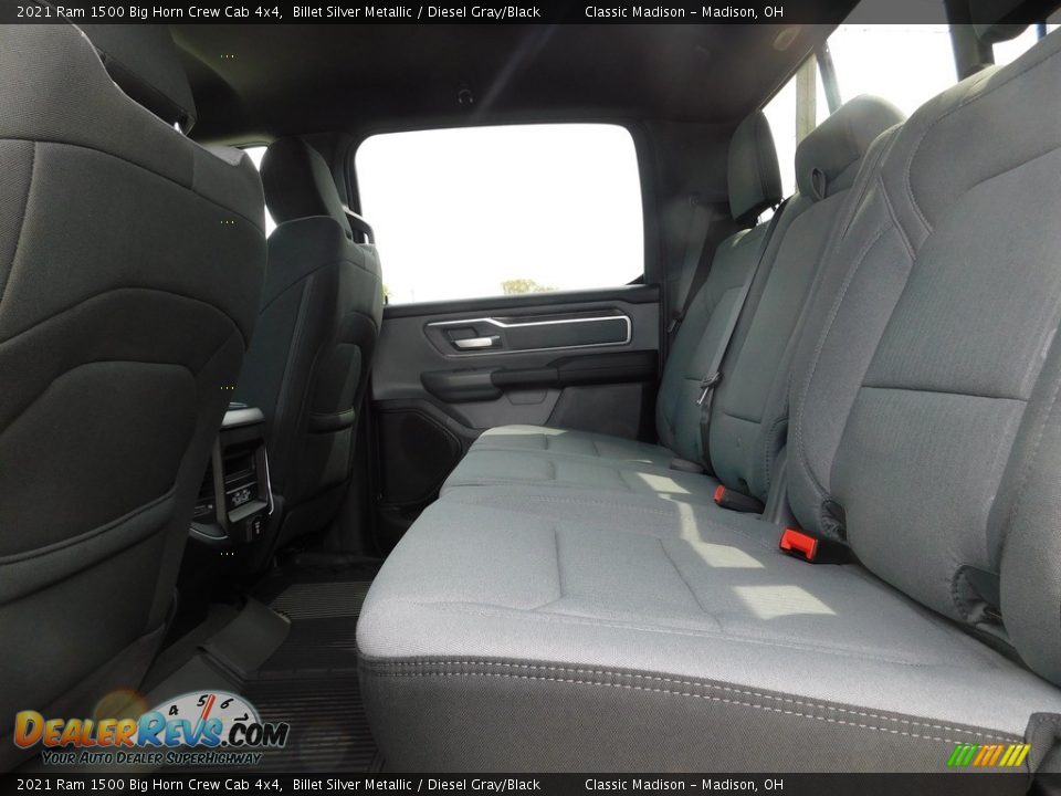 2021 Ram 1500 Big Horn Crew Cab 4x4 Billet Silver Metallic / Diesel Gray/Black Photo #7