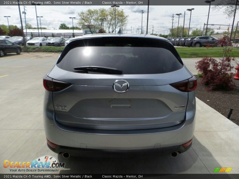 2021 Mazda CX-5 Touring AWD Sonic Silver Metallic / Black Photo #5
