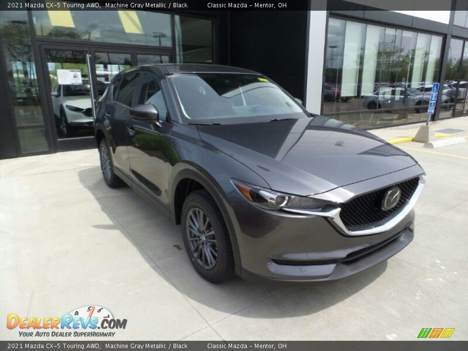 2021 Mazda CX-5 Touring AWD Machine Gray Metallic / Black Photo #1