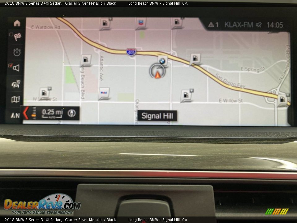 2018 BMW 3 Series 340i Sedan Glacier Silver Metallic / Black Photo #24