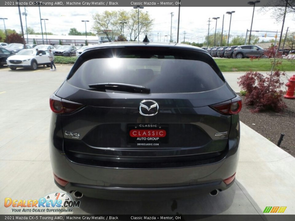 2021 Mazda CX-5 Touring AWD Machine Gray Metallic / Black Photo #5