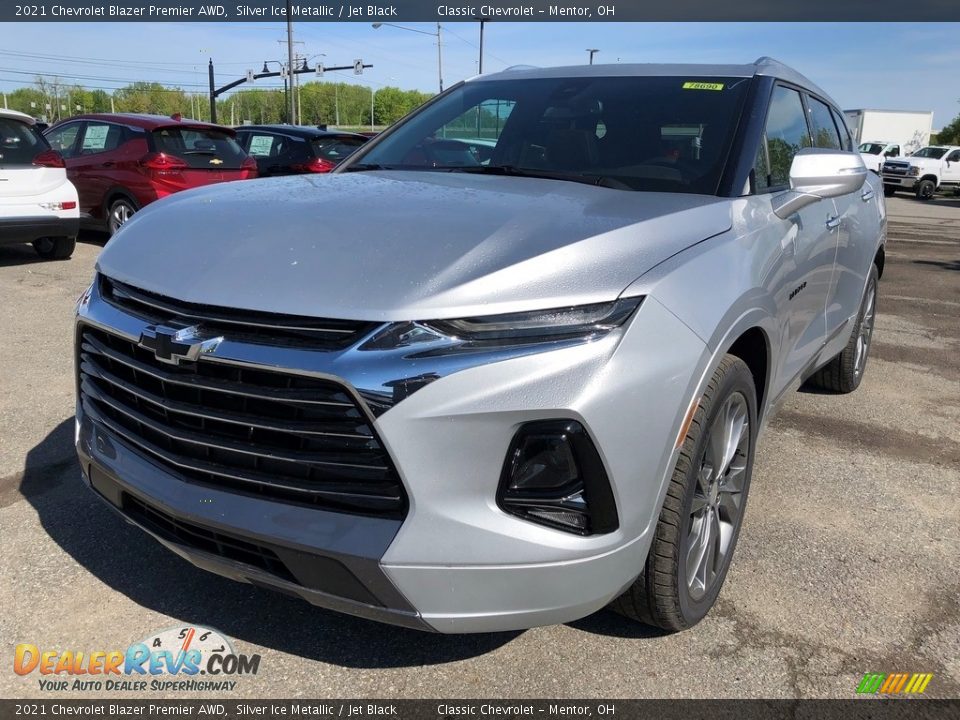 2021 Chevrolet Blazer Premier AWD Silver Ice Metallic / Jet Black Photo #1