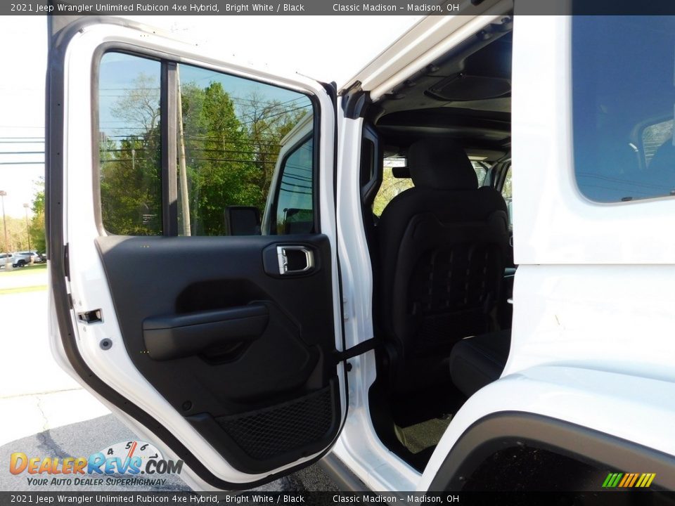 2021 Jeep Wrangler Unlimited Rubicon 4xe Hybrid Bright White / Black Photo #6