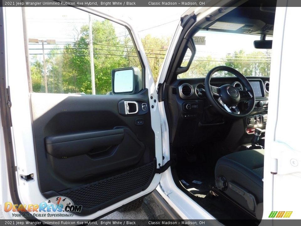 2021 Jeep Wrangler Unlimited Rubicon 4xe Hybrid Bright White / Black Photo #8