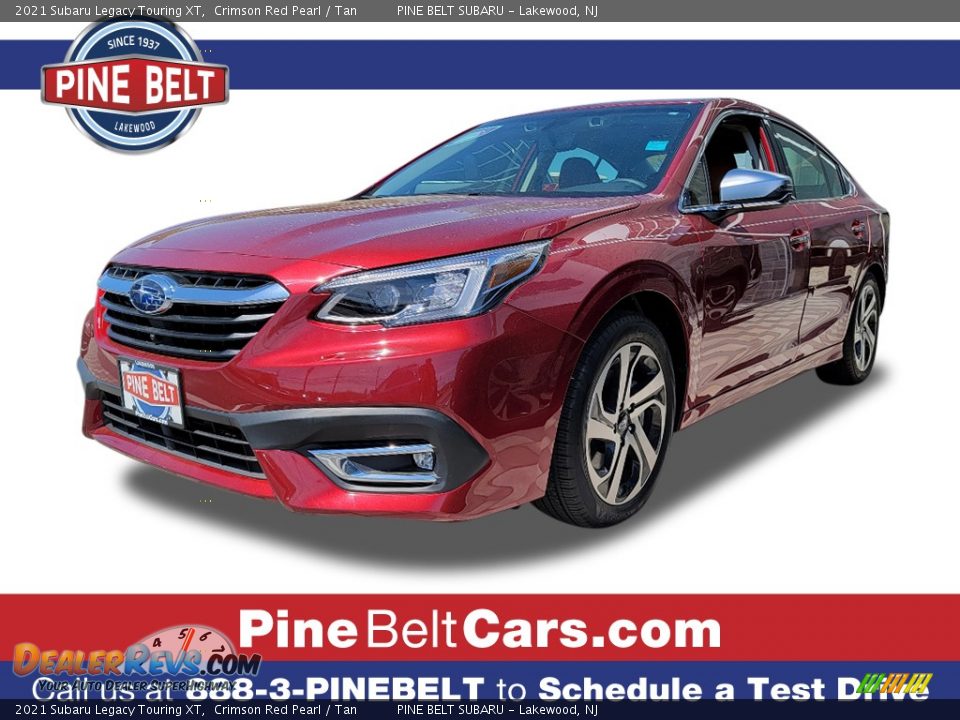 2021 Subaru Legacy Touring XT Crimson Red Pearl / Tan Photo #1