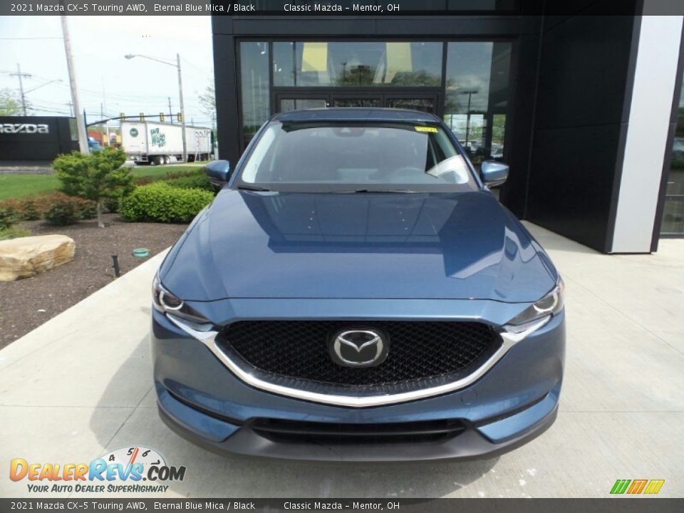 2021 Mazda CX-5 Touring AWD Eternal Blue Mica / Black Photo #2