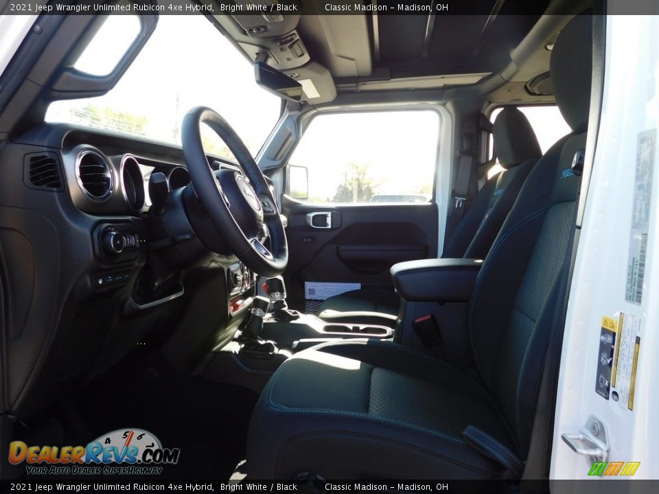 2021 Jeep Wrangler Unlimited Rubicon 4xe Hybrid Bright White / Black Photo #9