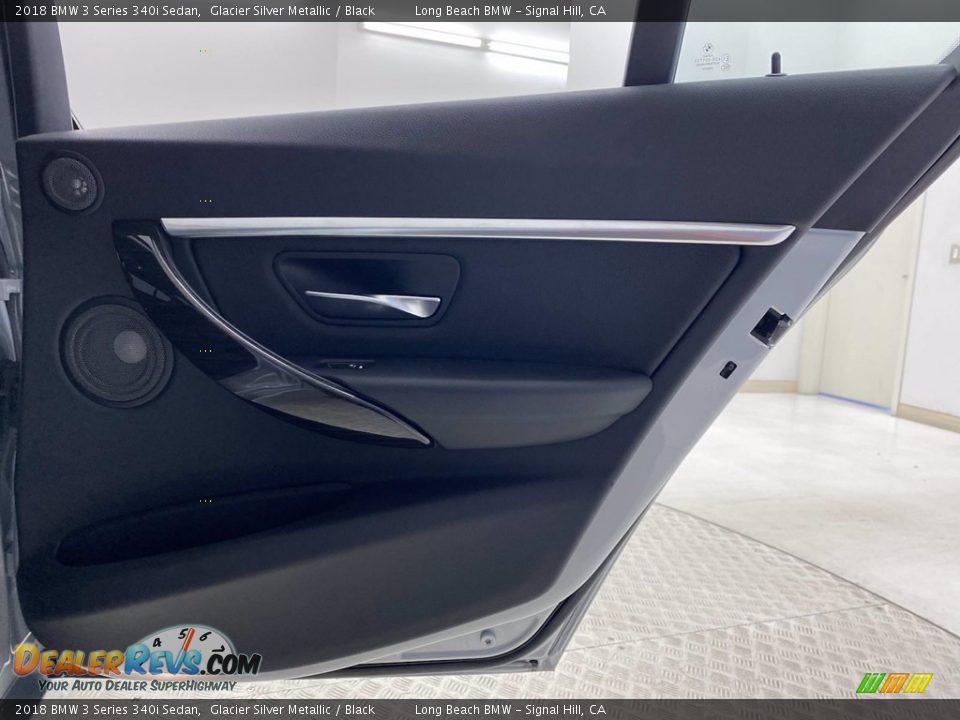 2018 BMW 3 Series 340i Sedan Glacier Silver Metallic / Black Photo #35