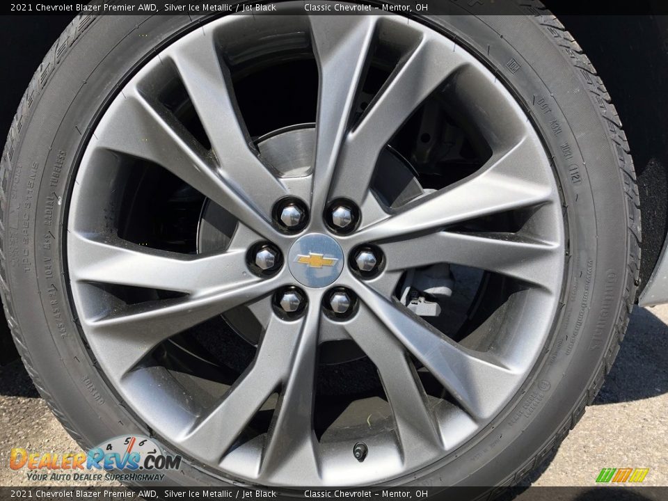2021 Chevrolet Blazer Premier AWD Silver Ice Metallic / Jet Black Photo #9