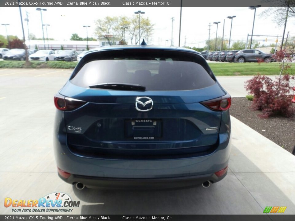 2021 Mazda CX-5 Touring AWD Eternal Blue Mica / Black Photo #5