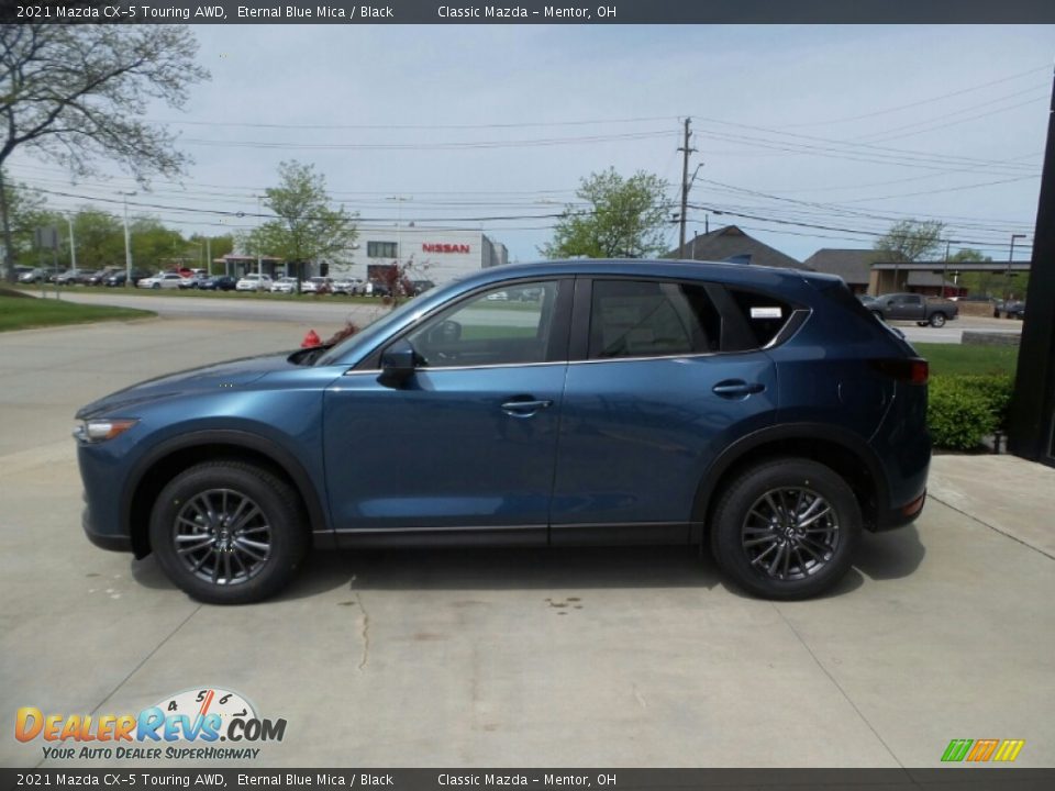 2021 Mazda CX-5 Touring AWD Eternal Blue Mica / Black Photo #6
