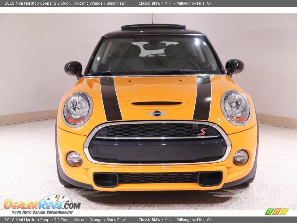 2018 Mini Hardtop Cooper S 2 Door Volcanic Orange / Black Pearl Photo #2