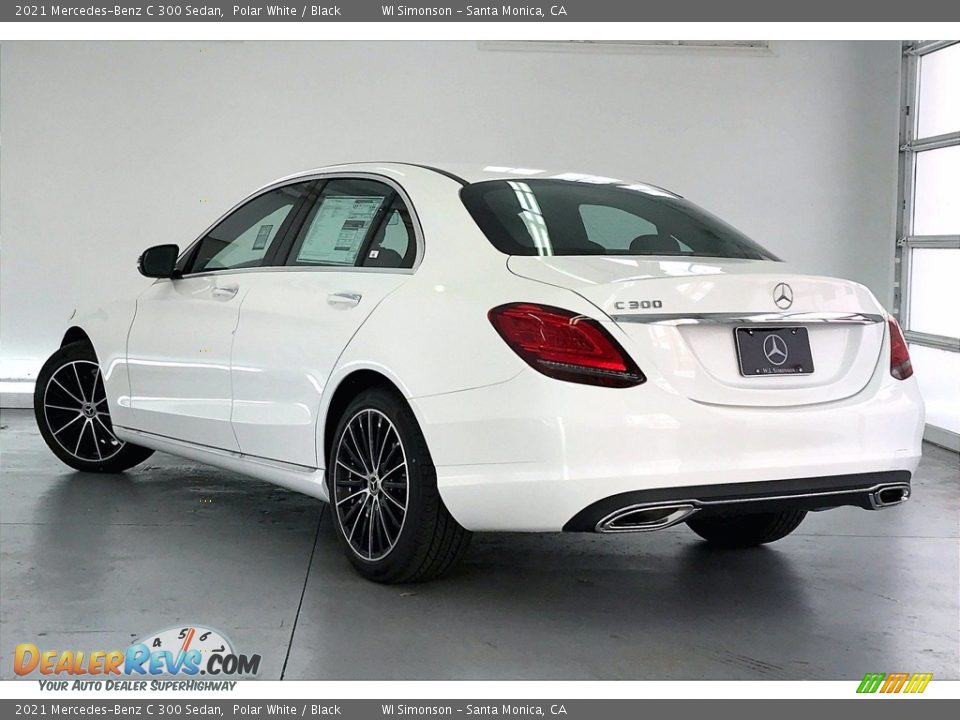 2021 Mercedes-Benz C 300 Sedan Polar White / Black Photo #2