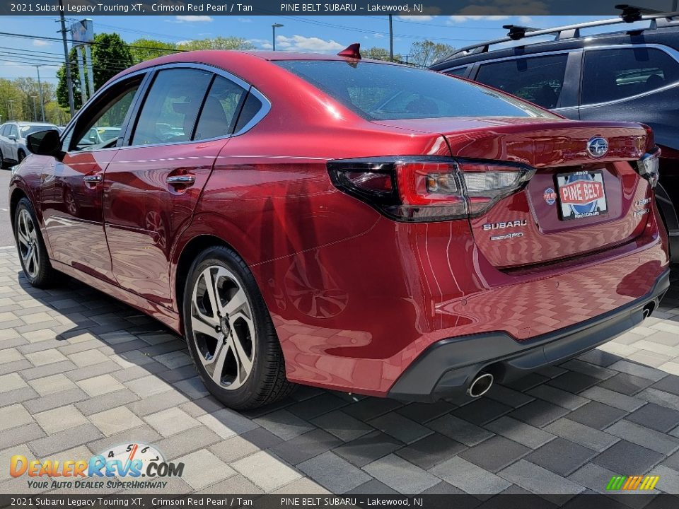 2021 Subaru Legacy Touring XT Crimson Red Pearl / Tan Photo #6
