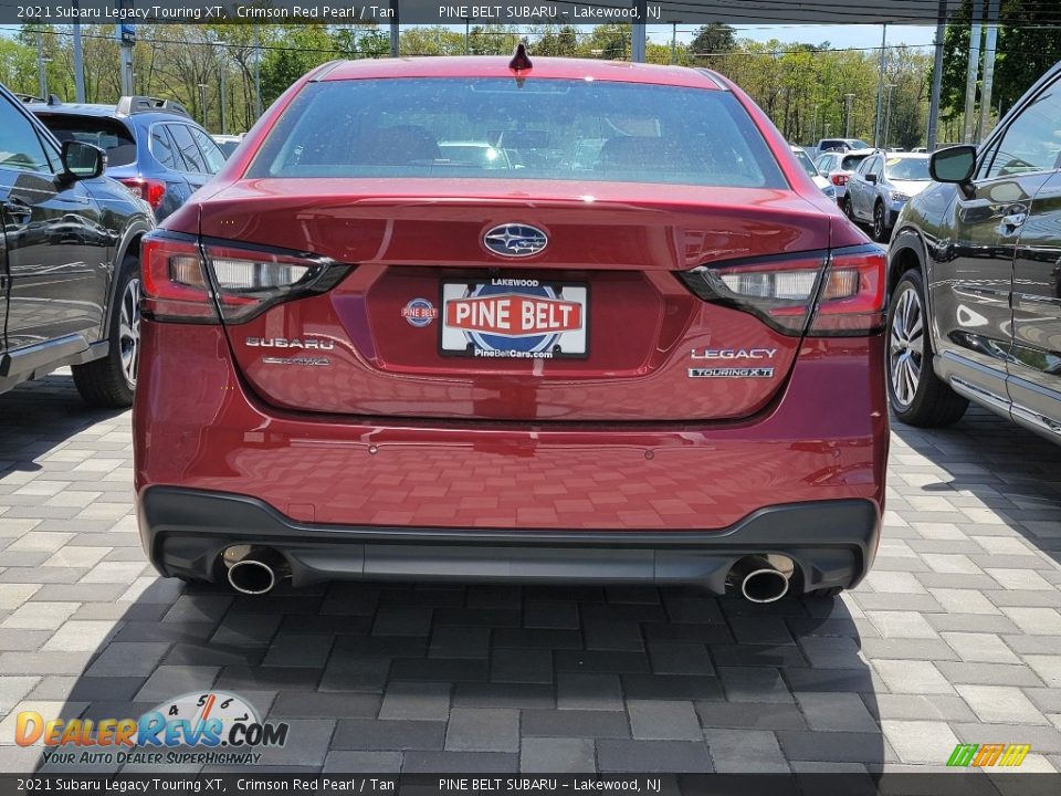 2021 Subaru Legacy Touring XT Crimson Red Pearl / Tan Photo #7