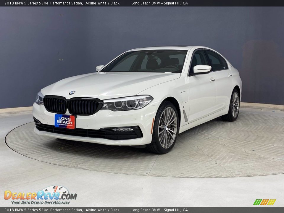 2018 BMW 5 Series 530e iPerfomance Sedan Alpine White / Black Photo #3