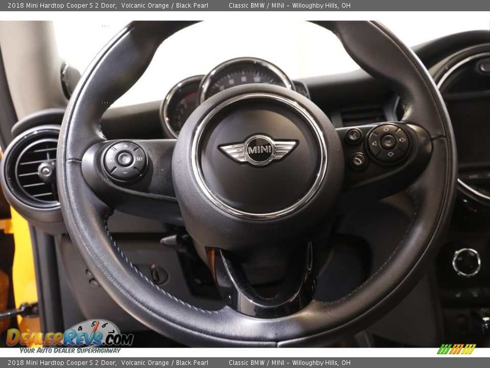 2018 Mini Hardtop Cooper S 2 Door Volcanic Orange / Black Pearl Photo #6