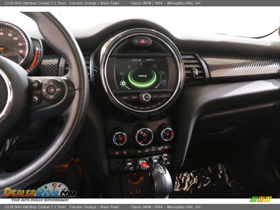 2018 Mini Hardtop Cooper S 2 Door Volcanic Orange / Black Pearl Photo #8