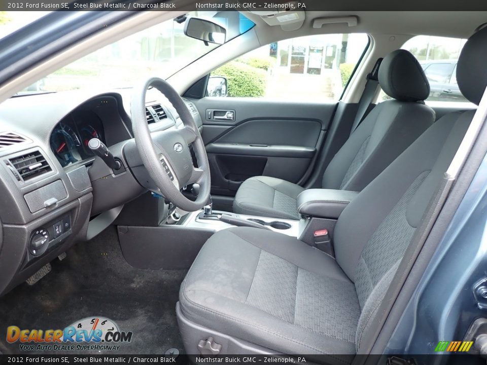 2012 Ford Fusion SE Steel Blue Metallic / Charcoal Black Photo #16