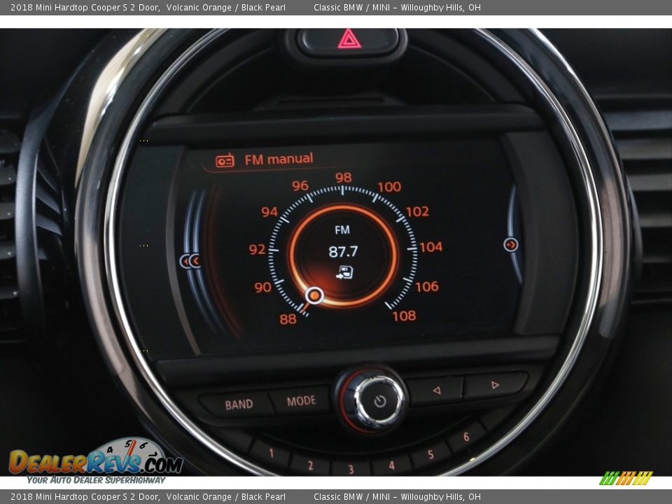 2018 Mini Hardtop Cooper S 2 Door Volcanic Orange / Black Pearl Photo #9