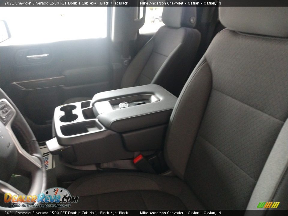 2021 Chevrolet Silverado 1500 RST Double Cab 4x4 Black / Jet Black Photo #15