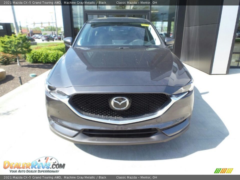 2021 Mazda CX-5 Grand Touring AWD Machine Gray Metallic / Black Photo #2