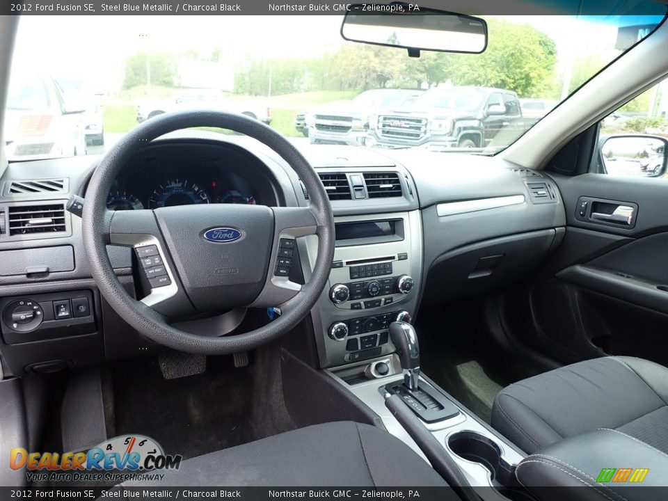 2012 Ford Fusion SE Steel Blue Metallic / Charcoal Black Photo #18