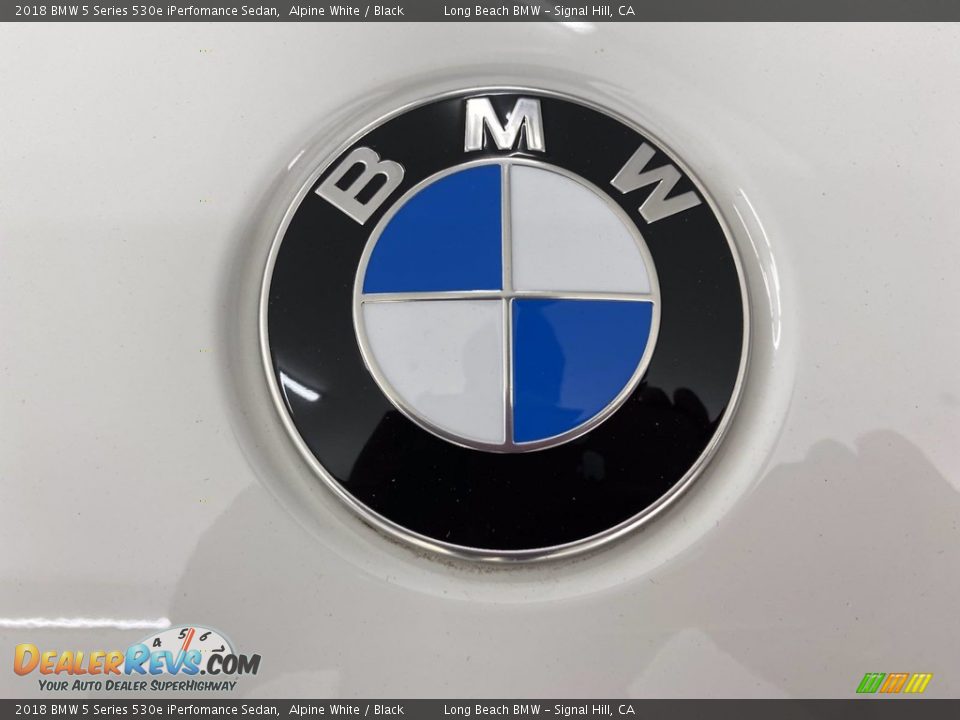 2018 BMW 5 Series 530e iPerfomance Sedan Alpine White / Black Photo #8