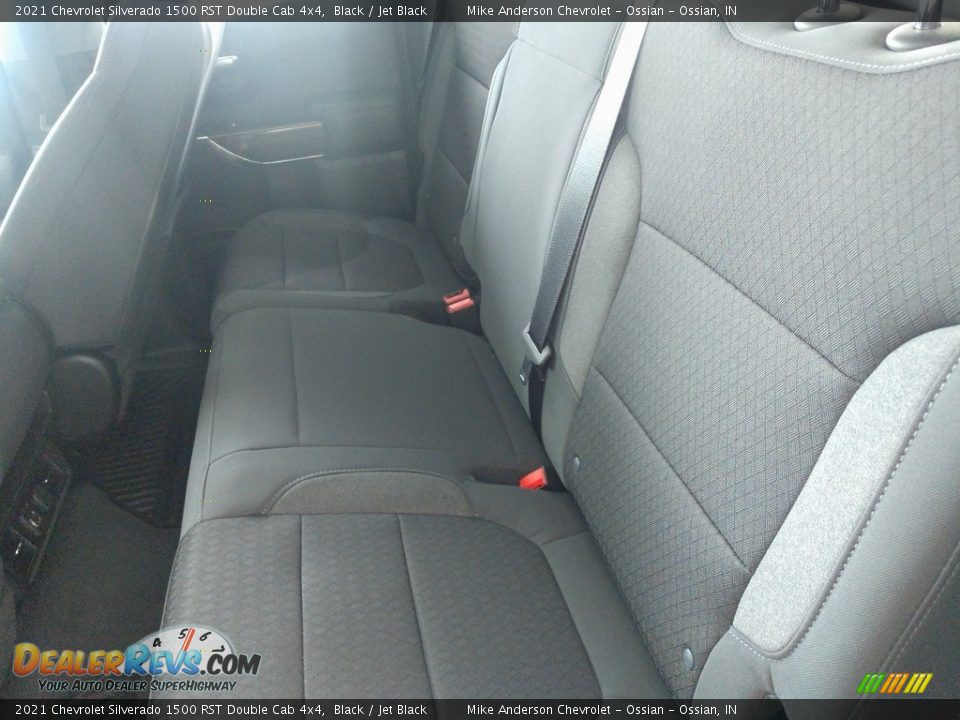 2021 Chevrolet Silverado 1500 RST Double Cab 4x4 Black / Jet Black Photo #18